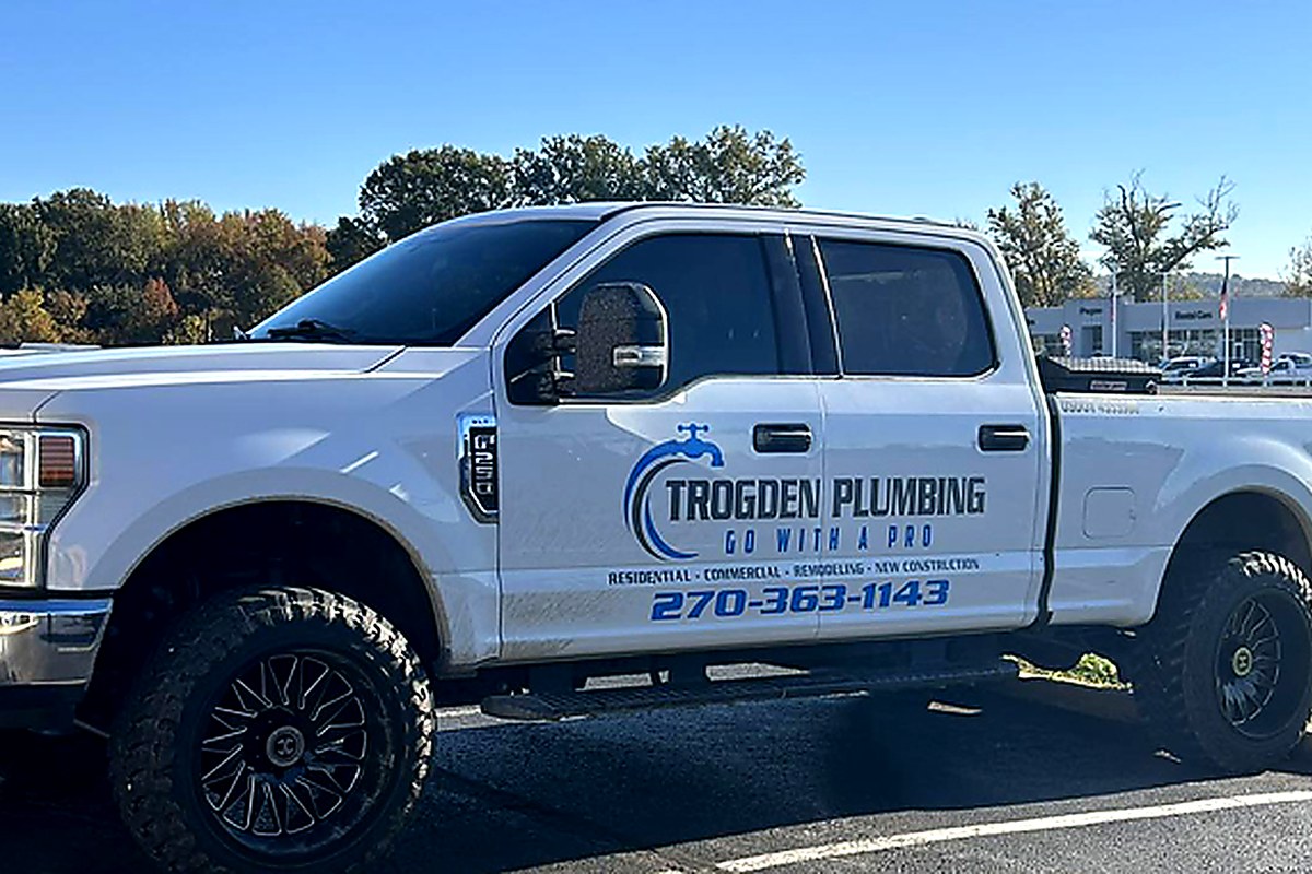 Trogden Plumbing service truck